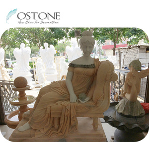 Wholesale classic marble nude woman statue For Elegant Gardens And
