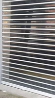 Portes et fenêtres en plastique transparentes et visibles, idéales pour les devantures de magasins commerciaux, taille personnalisable
