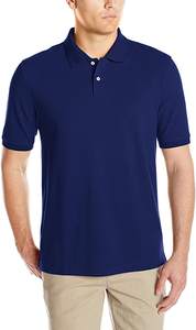 Polo d'été à coupe irrégulière en coton, pour hommes, vêtement en coton - Product Image 6