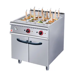 Hot Selling Gas Automatic Instant Cooking Pasta Noodles Machine/ 12 16 Tanks Electric Noodle Making Machine