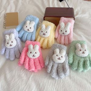 Guantes de Peluche de Conejo de Dibujos Animados Coreanos para Bebés, Guantes de Invierno a Prueba de Frío, Cálidos y Gruesos, para Niños de Jardín de Infancia, Anti-congelantes - Product Image 3