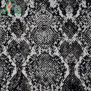 قماش ملابس سباحة مطاطي من البولي أميد والإيلاستين بطباعة رقمية مخصصة بنمط جلد الثعبان - Product Image 5