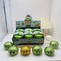 Édition Noël Monstre Vert Pelucheux Grinch 8,5 cm – Jouet Anti-Stress Amusant à Presser – Boîte Mystère Créative – Cadeau Amusant pour Soulager le Stress