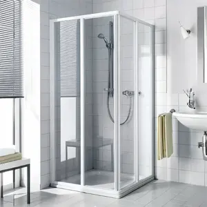 Oumeiga short bath shower cubicles uk 4 sided enclosure shower cabinet bathroom