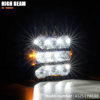 Luz de Trabajo LED de 50W con Haz Combinado e Indicador Ámbar, Tira Lineal para Todoterreno, 4x4, SUV, Camioneta, Jeep Wrangler