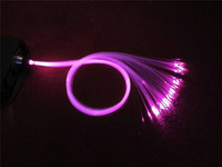 Longueur personnalisée 100 brins de câble à fibre optique de 0.75mm PMMA Bundles de fibre optique en plastique phosphorescent pour ciel étoilé