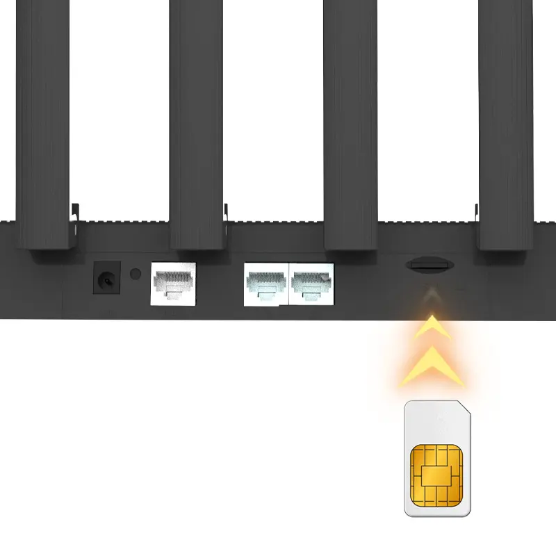 Zbt roteador de cartão sim 1 wan 2 lan 64m, modem de desbloqueio lte 4g, roteador sem fio
