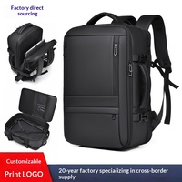 Sac à dos Oxford unisexe transfrontalier, extensible, pour voyage d'affaires, ordinateur portable, résistant à l'usure, tendance, pour étudiant