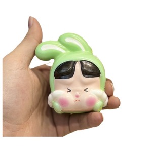 Squeeze Toy Rabbit Character TPE Soft <b>Squishy</b> Stress Relief Toy For Kids Unisex 5 To 7 Years - Product Image 1