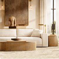 Ensemble de canapés modernes pour hall d'hôtel cinq étoiles, mobilier de salon pour la maison, ensemble de canapés de luxe pour villa, ensemble de canapés pour salon de complexe hôtelier