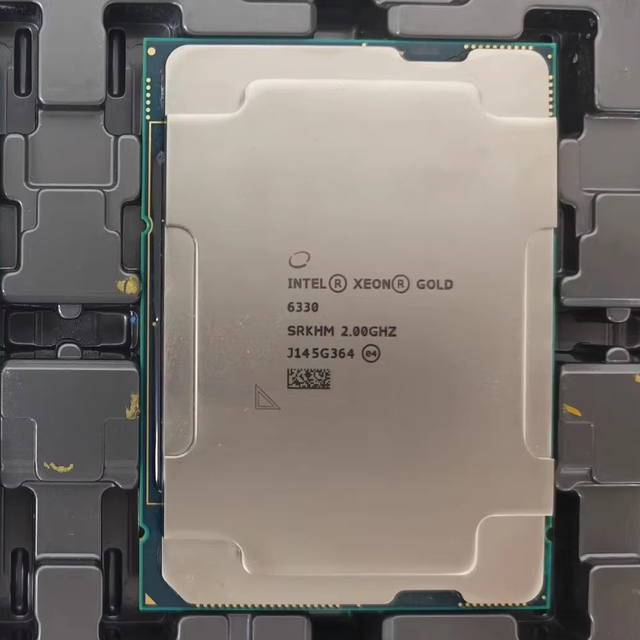 For Intel Xeon Gold 6330 Pulled CPU Server Processor 28 Core 56 Thread 2.0GHz LGA4189 Used Tested