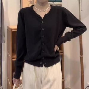 Liu Ming Moda Coreana Y2k Ropa de Calle Otoño Ropa de Mujer Tops de Manga Larga Suéteres Cárdigan - Product Image 3