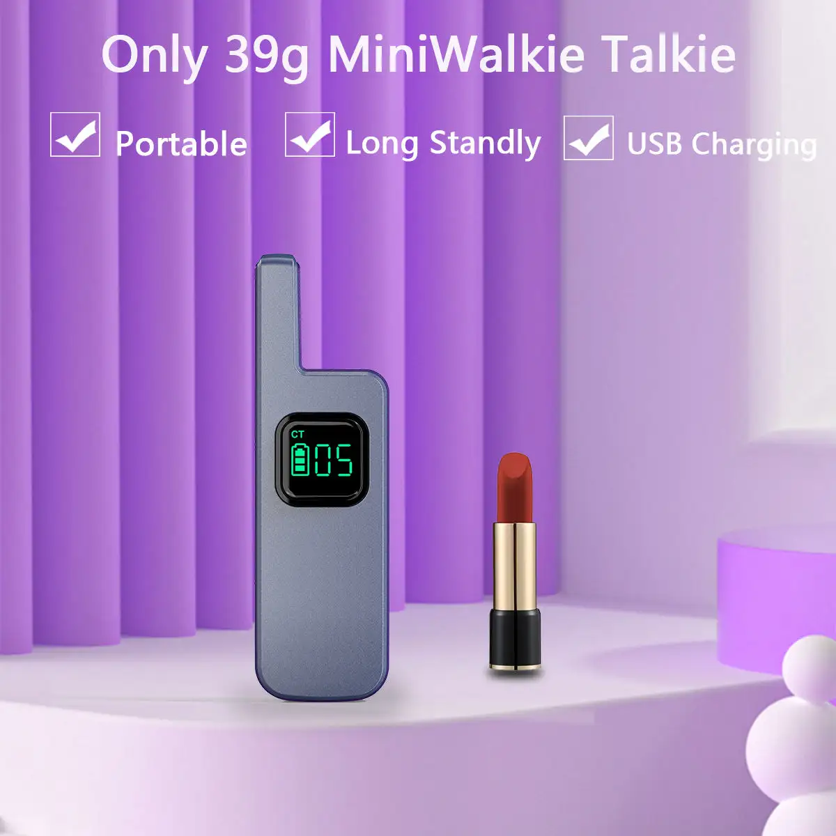 Guaranteed Quality Unique Walkie Talkie Radio Mini Toy Baofeng With Headset 1~5 Km Uhf Gift Xiaomi 2 Way Radio Transceiver