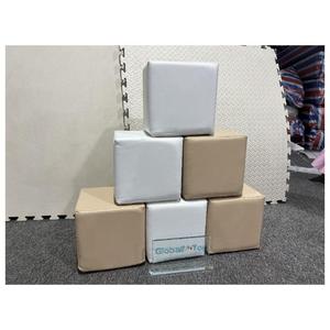Juego de juego suave para niños, casa de rebote rosa, paquete de juego suave blanco y bronceado, juego de juegos suaves para interiores y exteriores para bebés - Product Image 5