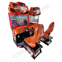 Simulateur de course automobile HD LCD 42 "Machine de jeu de course automobile à pièces en métal durable