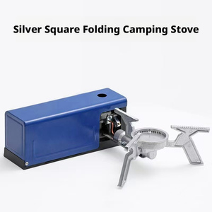 Estufa de Gas Butano Portátil Plegable para Acampar al Aire Libre, Hervir <span class=keywords><strong>Agua</strong></span>, Preparar Té y Cocinar en la Naturaleza - Product Image 2