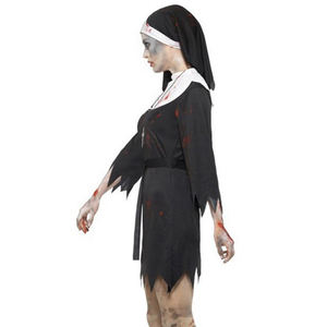 Disfraz de <span class=keywords><strong>Monja</strong></span> Sangrienta para Fiesta de Halloween, Venta Directa de Fábrica - Product Image 2