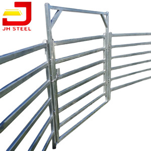 Panneau durable mobile de vache de cheval de bétail de ferme de tube carré résistant clôturant l'équipement d'élevage - Product Image 3