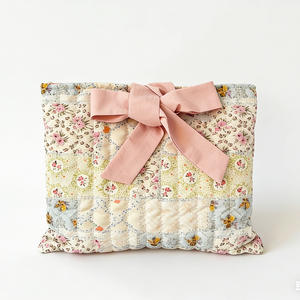 Sac de rangement matelassé à motif floral, grande capacité, petit sac imprimé floral pour transporter des livres en automne et en hiver - Product Image 2