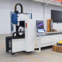 Máquina de Corte Láser de Fibra CNC de 3000W para Tubos, Cortadora Láser de Tubos para Acero al Carbono, Acero Inoxidable, Latón, Aluminio, Tubos Redondos y Cuadrados