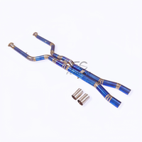 Tubos de Escape Intermedios de Alto Rendimiento de Aleación de Titanio Personalizados para BMW M5 G90 4.4T 2024+ OEM, Tubos de Escape Catback, Mejora de Potencia