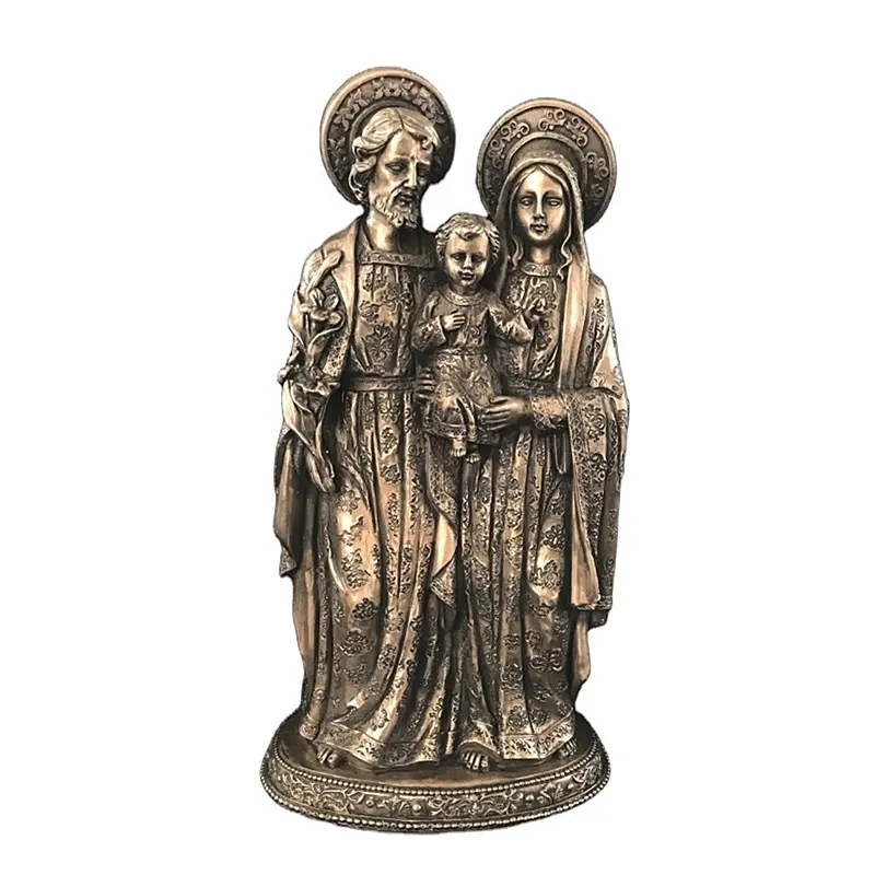 Kerststal Heilige Familie Figuur Joseph 'S Studio Standbeeld Door Romeinse Tafelblad Of Bureau Display Voor Home Decor