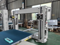 Machine de découpe de contour CNC à lame oscillante de haute précision, horizontale, rotative, automatique, pour éponges et formes spéciales