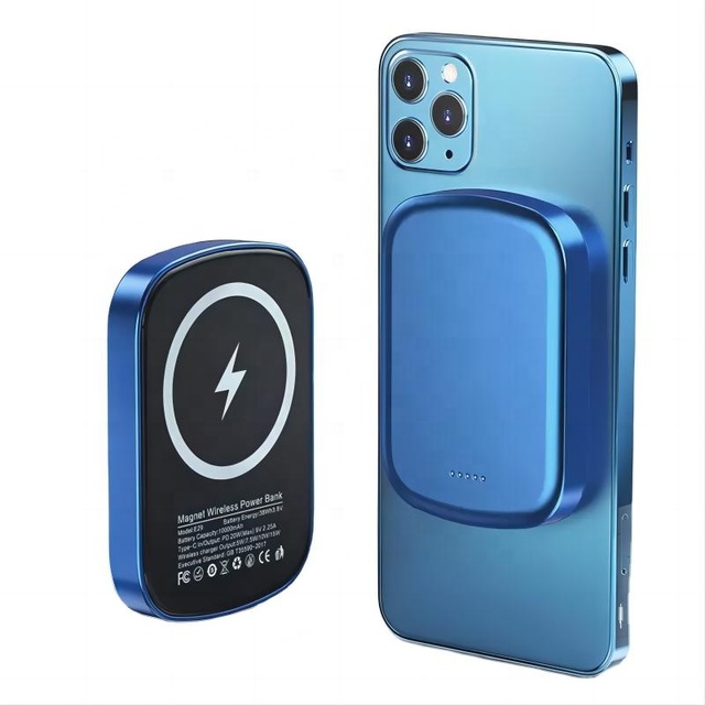 High Capacity Magnetic Slim 10000mAh 20W PD 15W Wireless Charger Portable Power Bank 5000mah Wireless Charging Mini Powerbank