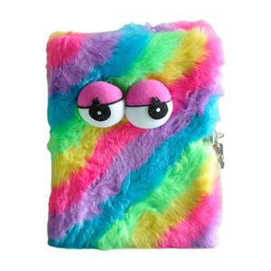 สมุดบันทึกมอนสเตอร์น่ารัก สมุดจดบันทึกน่ารักพร้อมกุญแจรูปหัวใจ - Product Image 1