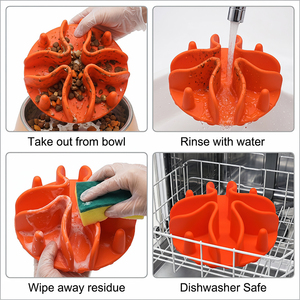 Inserto per ciotola per cani in silicone senza BPA con ventose, tappetino a spirale anti-ingozzamento per animali domestici per abitudini alimentari sane - Product Image 4