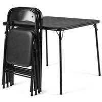 Ensemble de Table pliante et Black bridge, 5 pièces, pour jeux d'invités, salle à manger, haute qualité