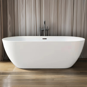 Sang Trọng Hiện Đại Acrylic Bồn Tắm Đơn Lập Châu Âu Khách Sạn Phong Cách Dành Cho Người Đlớn-Kích Thước Với Ngâm Chức Năng Và drainer - Product Image 4