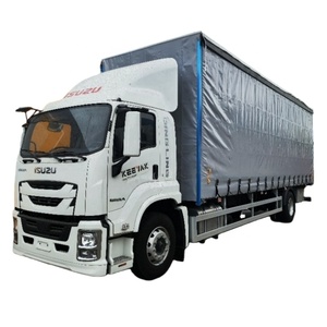 Camion de transport à rideaux latéraux en PVC, camion de fret 1suzu Giga 4X2, vente chaude - Product Image 1