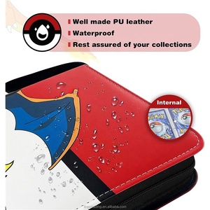 Carpeta Personalizable para Tarjetas de Juego Coleccionables, con 4 Bolsillos para Tarjetas, de Cuero PU, para Pokémon - Product Image 3