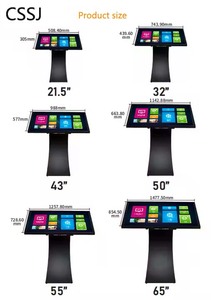 หน้าจอแสดงผลดิจิทัลออลอินวันสำหรับโฆษณา  หน้าจอสัมผัสอเนกประสงค์  จอ LCD  คีออสก์ - Product Image 5