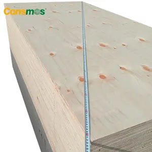 9mm 12mm 18mm CDX Structural Radiata Pine Plywood For Exterior Usuage