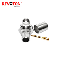Connecteur RF TNC Femelle Jack Bulkhead Connecteur RF pour câble coaxial LMR400/RG213/RG214/RG8