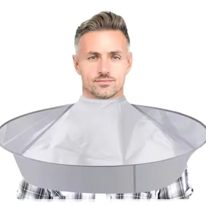 Cape de coiffure pliable respirante 3D pour coupe de cheveux et coloration à domicile - Product Image 4