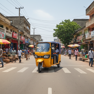 Long-Range Electric Auto Rickshaw for <strong>Passenger</strong> Shuttle <strong>Service</strong> - Product Image 1