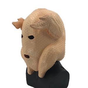 Masques de fête fantaisie en latex souple, motif dinde amusant pour Halloween, pour adultes, vente en gros - Product Image 6