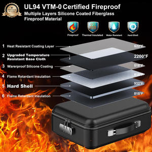 Caja de Certificados Resistente al Fuego, Libro de Registro Familiar, Paquete de Documentos, Tarjeta, Certificado de Propiedad, Almacenamiento de Pasaportes - Product Image 6