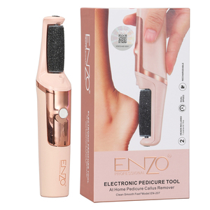 ENZO Beauty Salon Outils de pédicure Éliminateur de callosités électrique sans fil, le <span class=keywords><strong>meilleur</strong></span> appareil rechargeable pour les callosités sèches et rugueuses des talons - Product Image 1