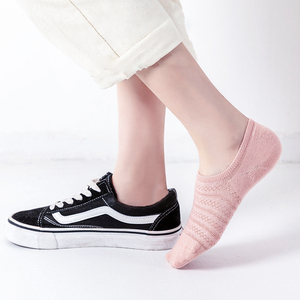 All'ingrosso di alta qualità sette colori cavi in cotone traspirante invisibile da <span class=keywords><strong>donna</strong></span> calzini <span class=keywords><strong>nudi</strong></span> - Product Image 4