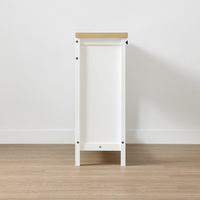 Tables en bois Nordic Center Table console en bois rectangulaire simple minimaliste moderne avec tiroirs