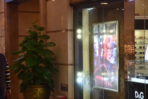 Dual-sideddisplay quảng cáo di động chiếu sáng <span class=keywords><strong>lightbox</strong></span> treo hiển thị góc tròn nhôm đùn LED Snap khung - Product Image 3