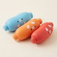 Jouet Squishy en Gros en Forme de Saucisse, Jouet Anti-Stress à Remontée Lente, Bloc de Construction Sensoriel Doux, Jouet Fidget pour Enfants