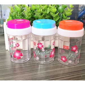 Large printed <b>toothpick</b> bottle, transparent printed <b>toothpick</b> bottle, plastic <b>toothpick</b> bottle, wholesale source for dollar - Product Image 1