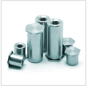 Goujon de rivetage pour trou borgne en acier au carbone galvanisé avec écrou hexagonal BSO-M3/3.5M 4/3.5m4 Plaque de serrage pour goujon - Product Image 1