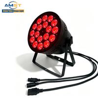 Nouvel éclairage LED PAR Can 18x10W RGBW 4-en-1 en fer haute luminosité avec contrôleur DMX 512 pour mariages et événements Diaso