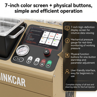 THINKCAR GDI300 GDI EFI Piezo 6-Cylindres Testeur et Nettoyeur d'Injecteurs de Carburant 220V Outil de Nettoyage Ultrasonique pour Voiture et Moto